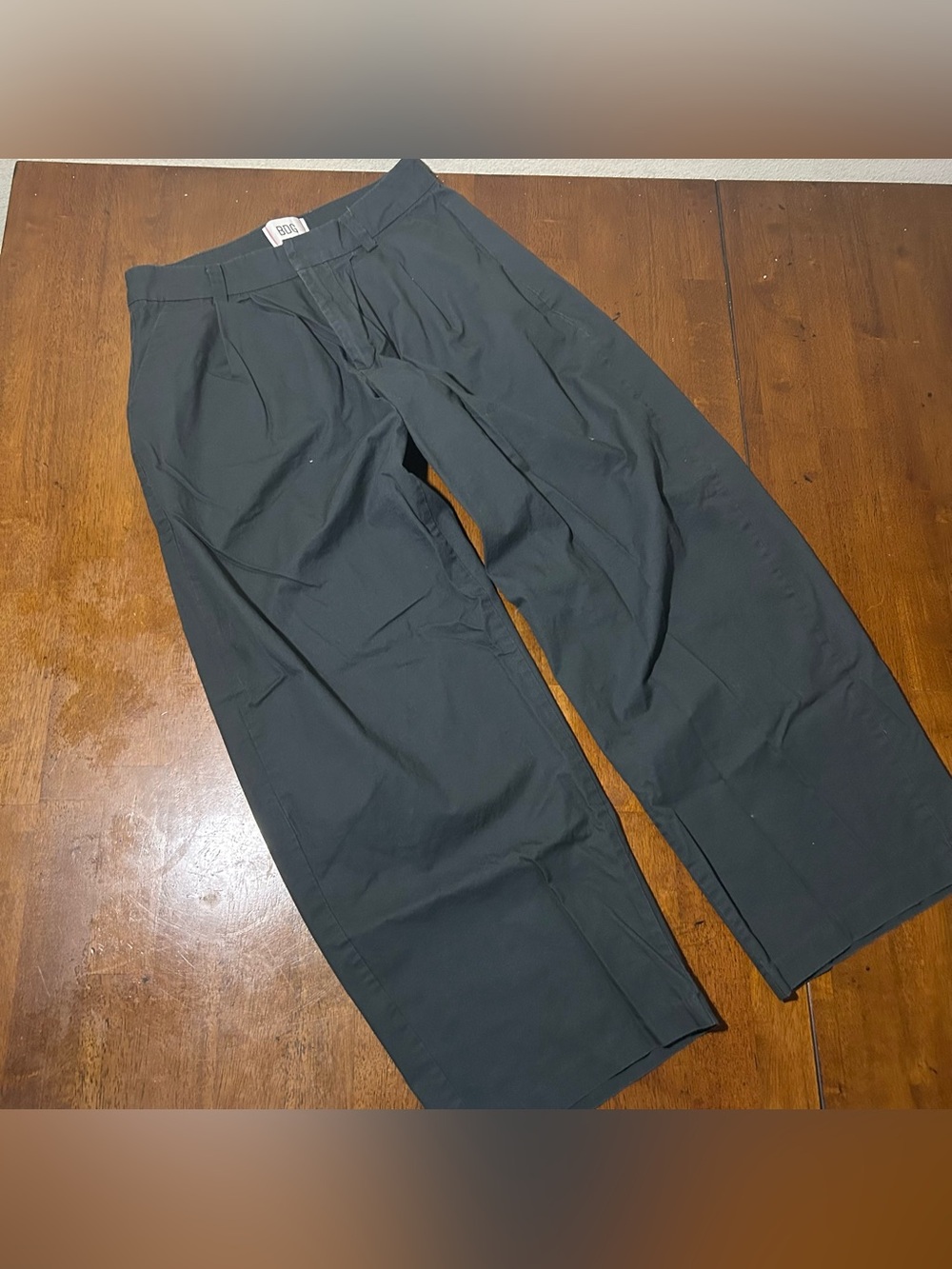 BDG grey wide leg trousers